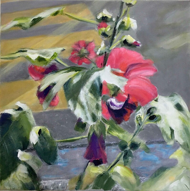 Serie "urban spots" / Nr. 8, 2022, 40x40 cm, Acryl auf Leinwand