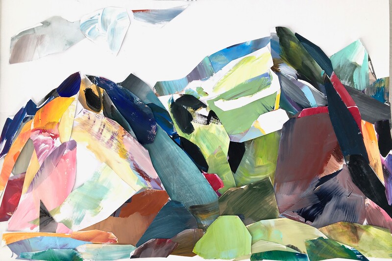 sleeping beauty 4, 2020, 35x50 cm, Collage